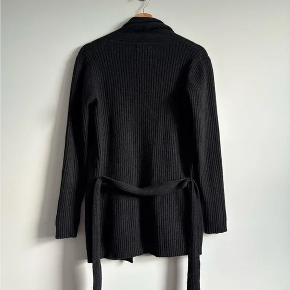 The Work Connection 100% Wool Ribbed Cardigan | Size Medium - Picture 4 of 6